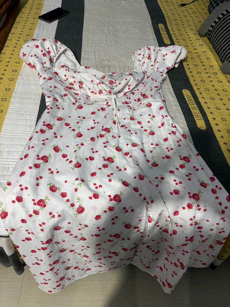 Floral Print Mini Dress