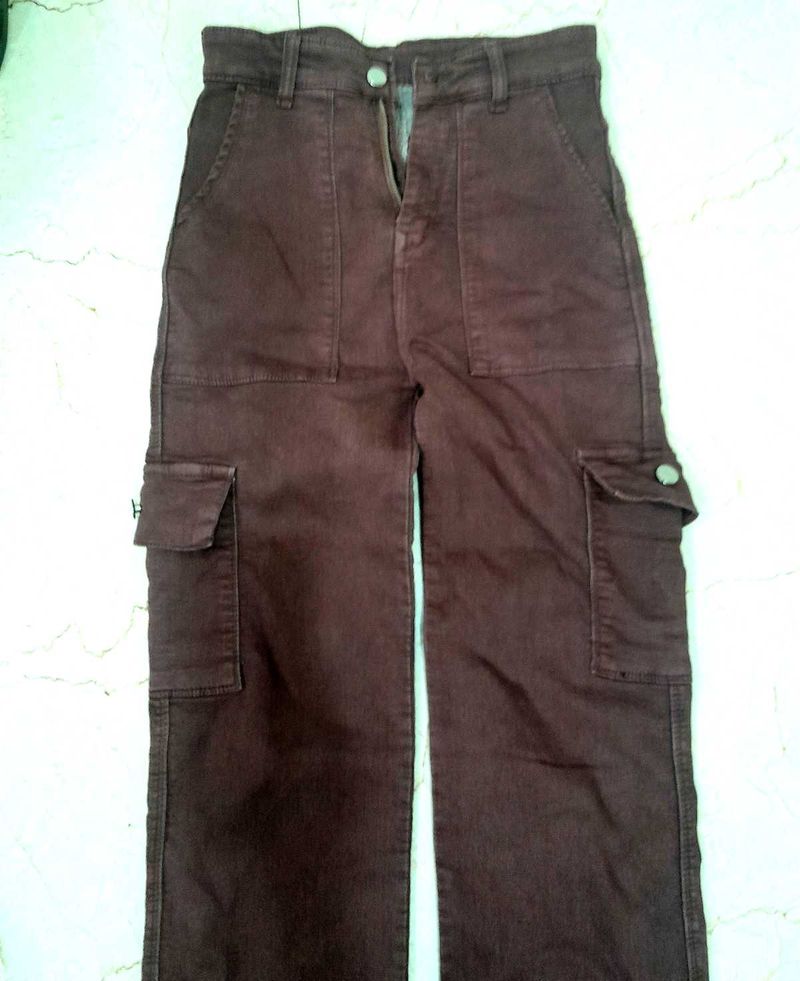 Brown Cargo Pants