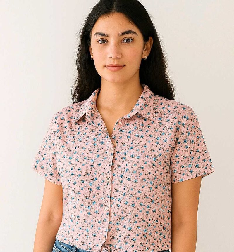 Cute Korean Short Shirt