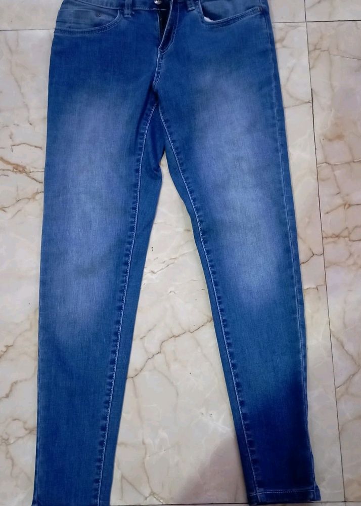 DNMX Blue Skinny Jeans