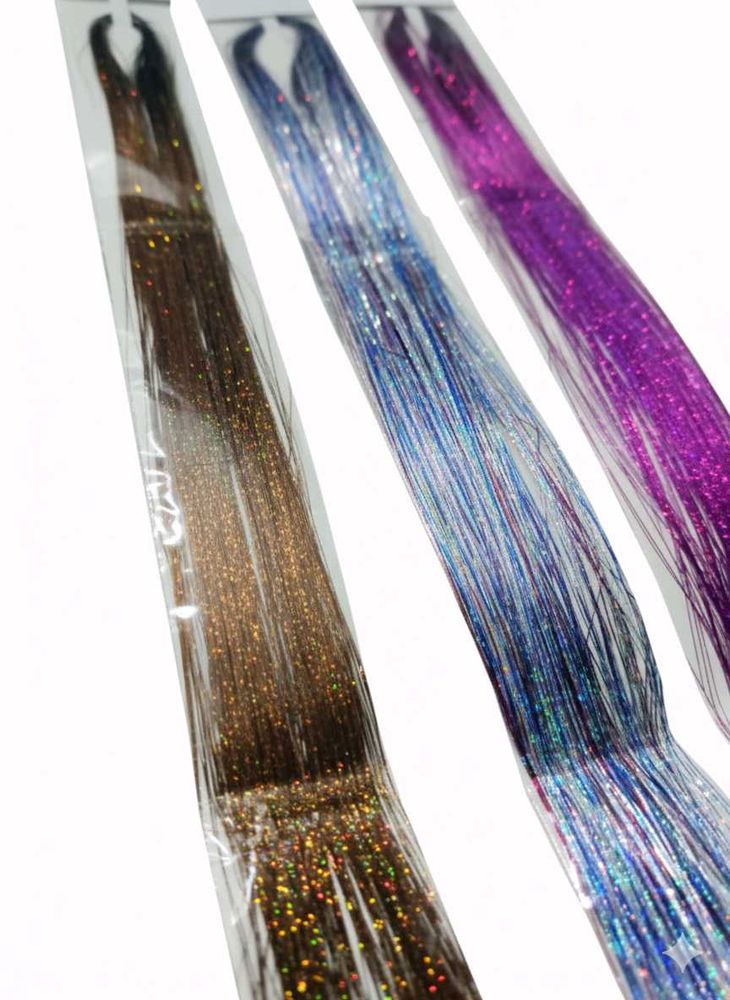 🔥HOT DEAL SET OF 3🔥Sparkly Hair Extensions