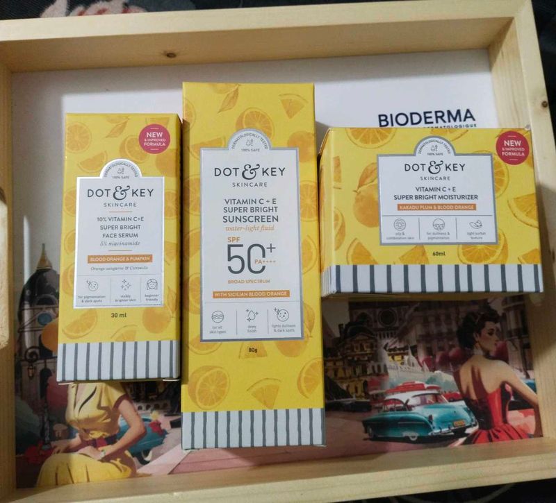 New Dot &amp; Key vitamin sunscreen,Serum, moisturizer