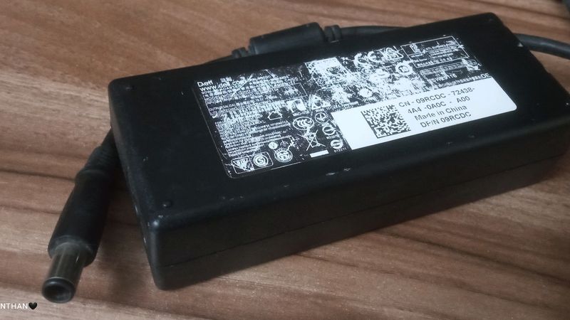 Original Dell Working Adapter With Power Cord
