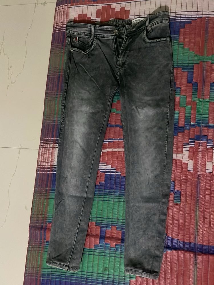 Gray Denim Jeans