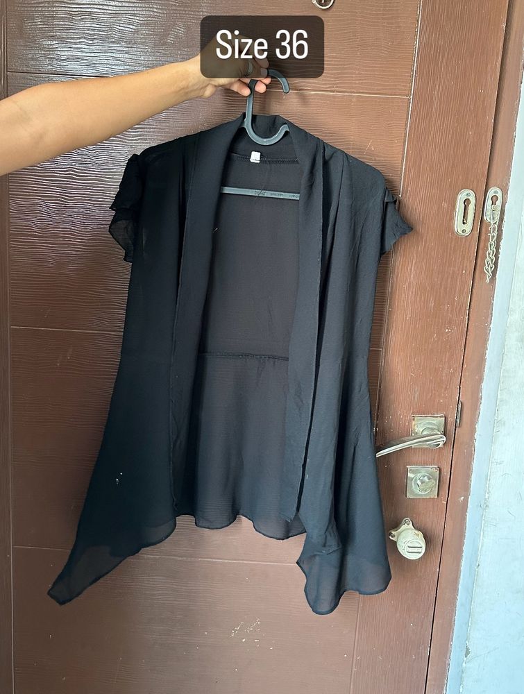 Black Short Shrug