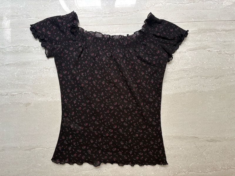 Thin Floral Top