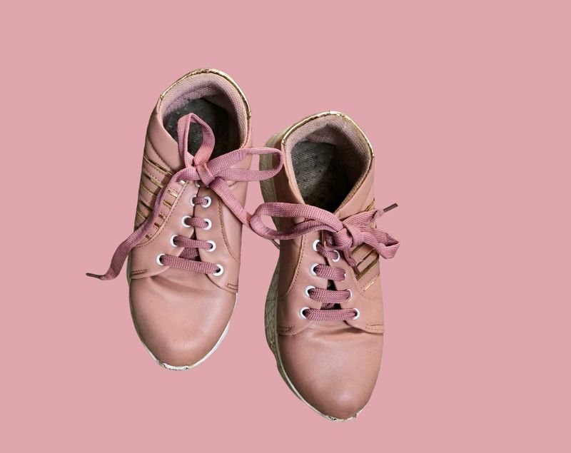 Casual Pink Sneakers
