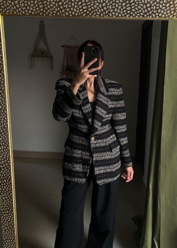 CHRISTIAN AUJARD Multicoloured TWEED BLAZER