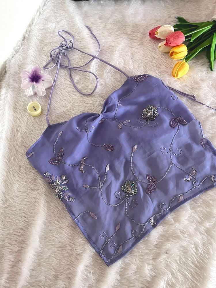 Desi Y2K Chatpata Top (NEW HANDMADE)