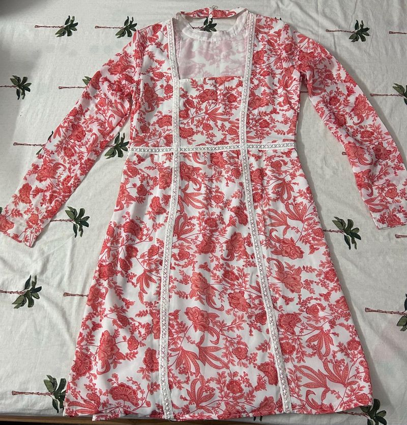 Floral Print Shift Dress