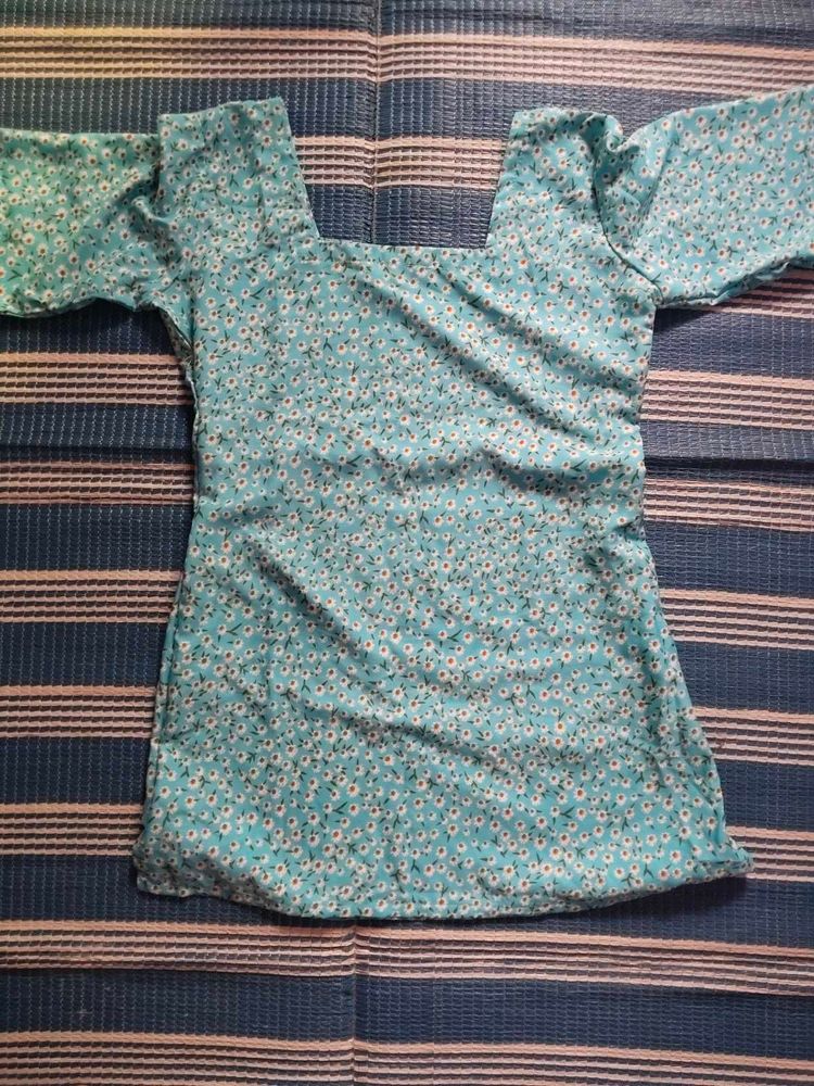 Floral Print short kurti