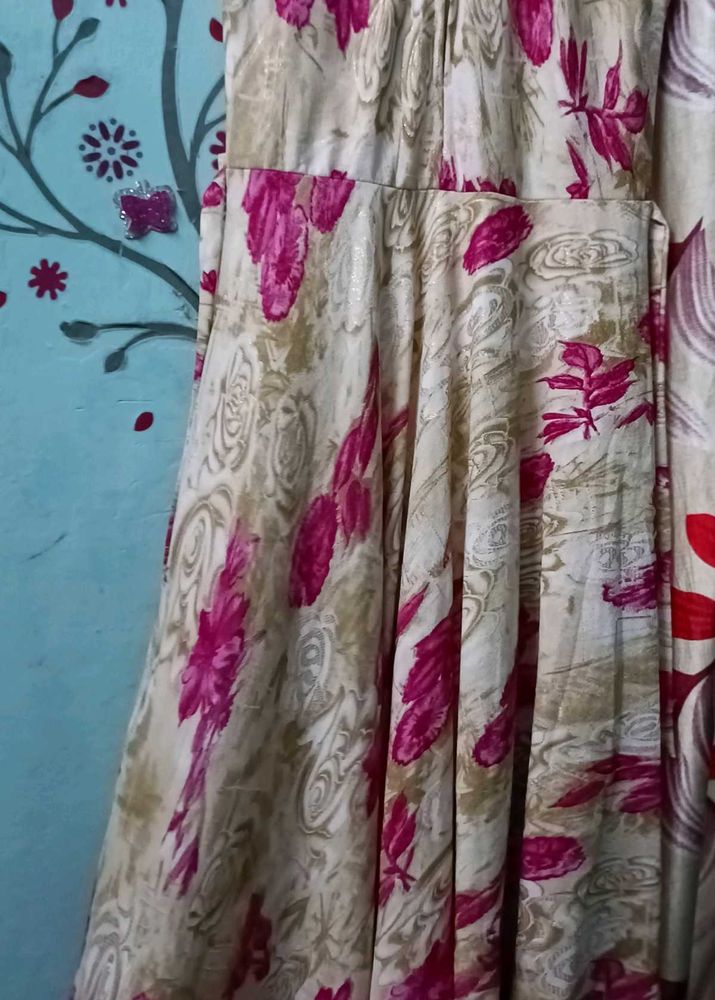 Floral Print Saree