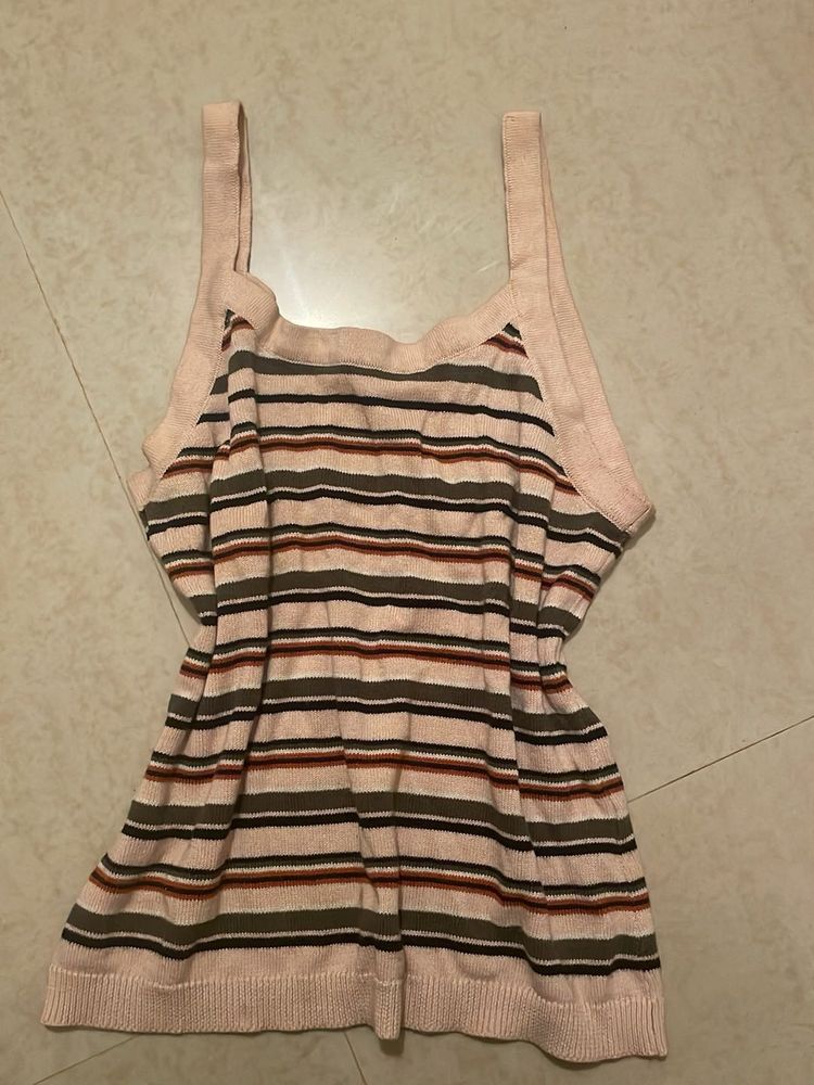 stripped baby tee
