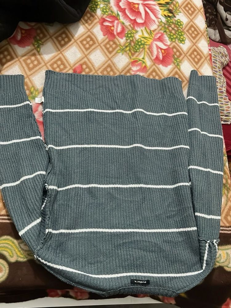 Striped Knit Sweater