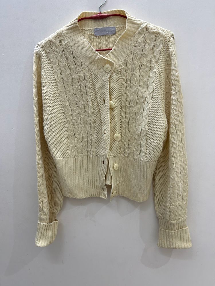 Cream Cardigan