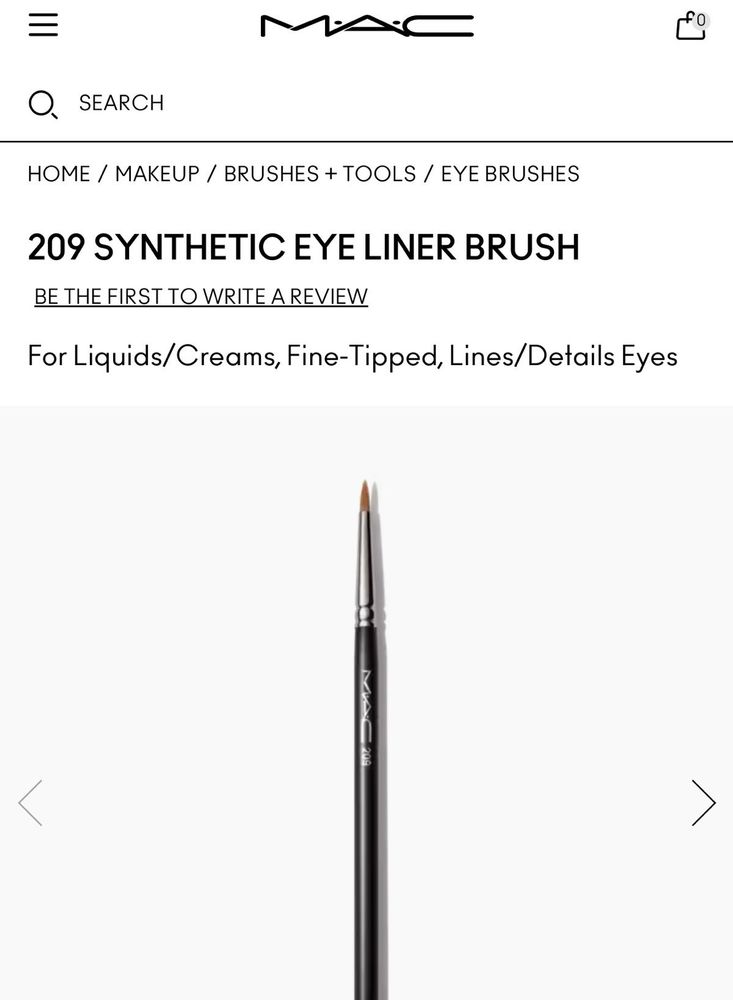 MAC 209 Eyeliner Brush