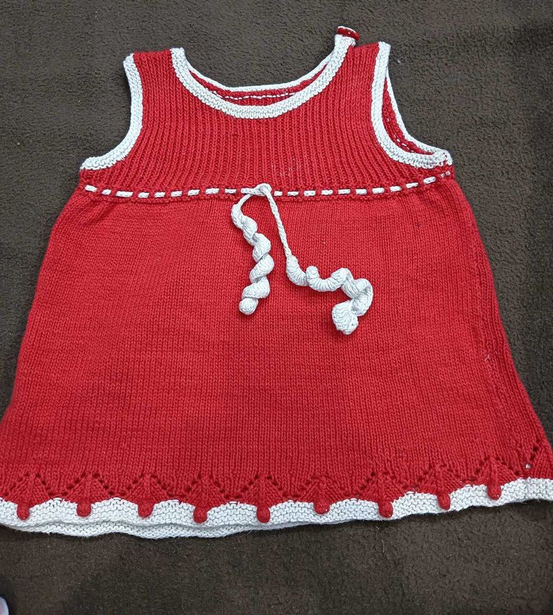 Cute Red Knit Dress🔥