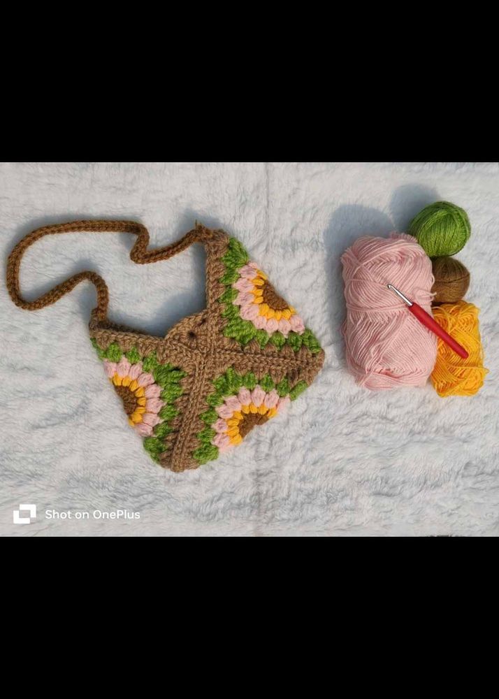 Crochet Sling Bag