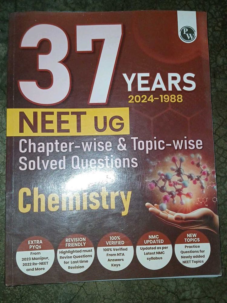 37 Years Pyqs 1988-2024 Neet Ug Chemistry