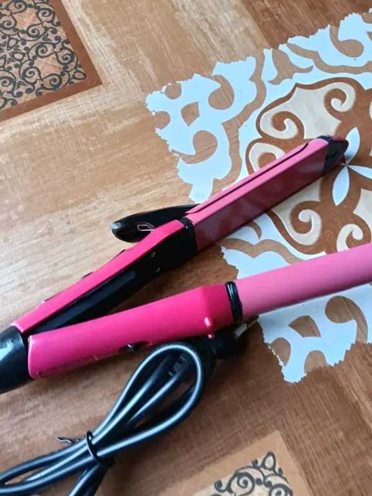 Pink Hair Straightener