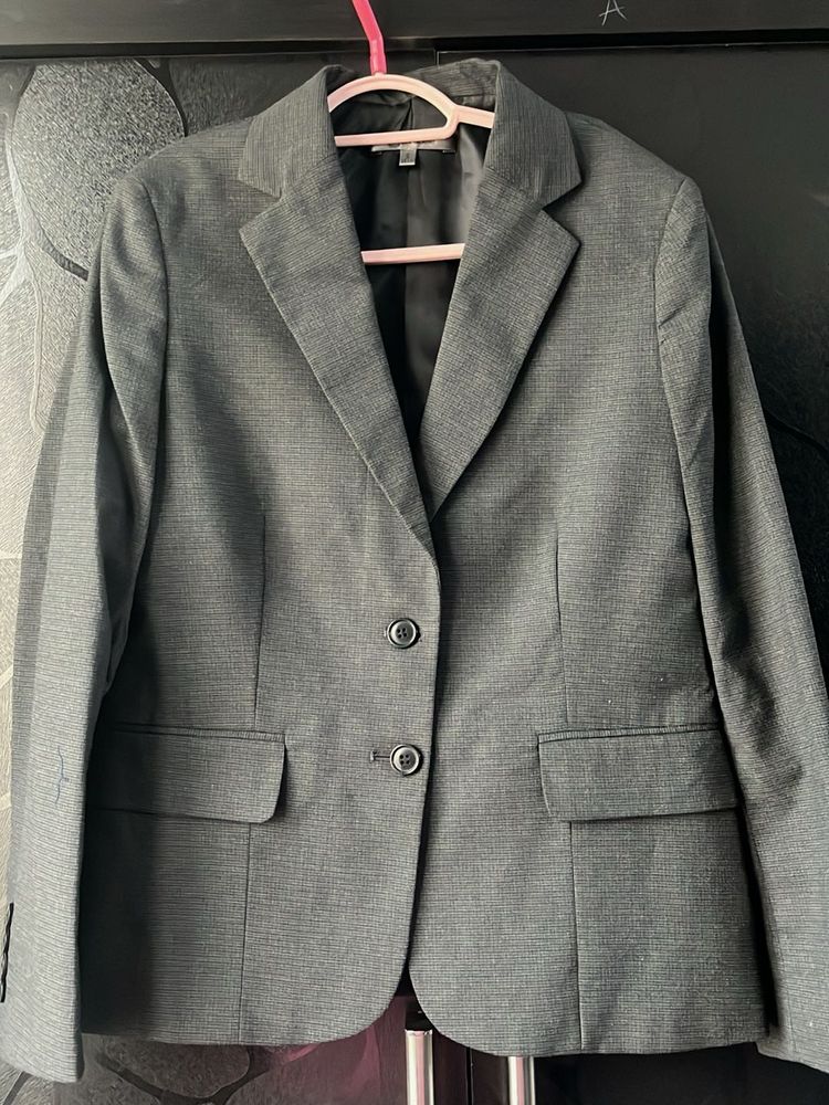 Gray Blazer Jacket