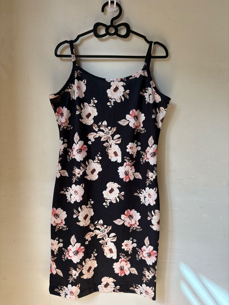 Floral Print Slip Dress