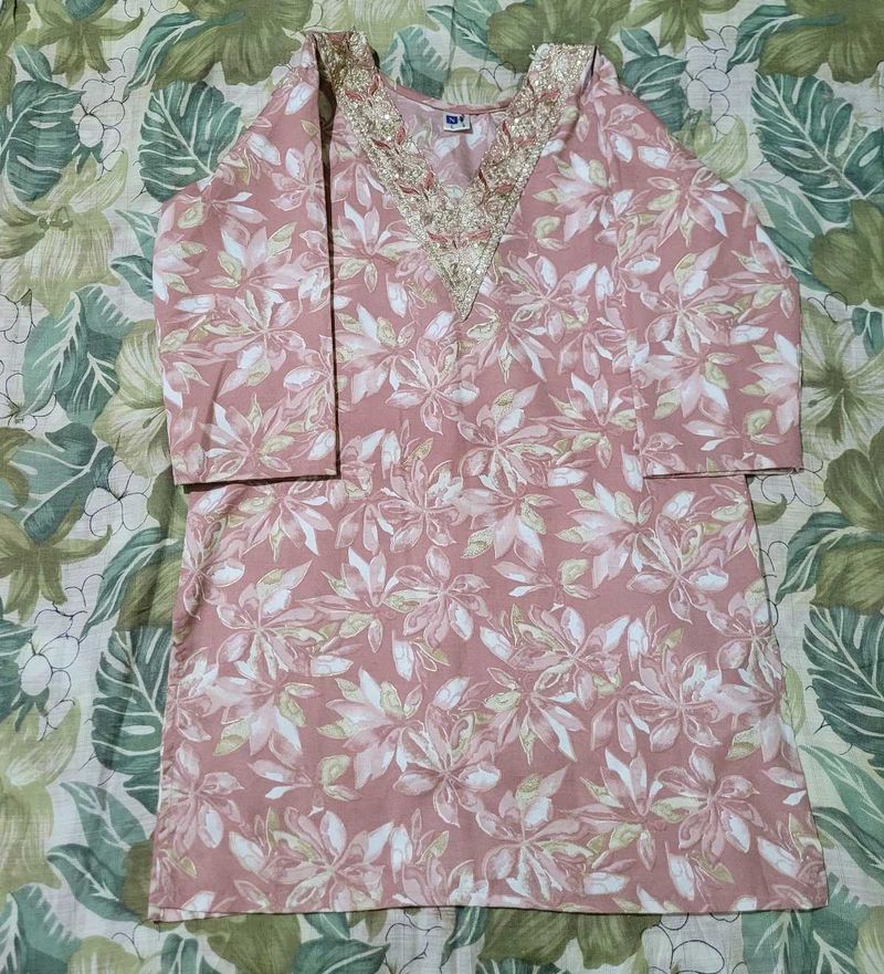 Floral Print Kurta