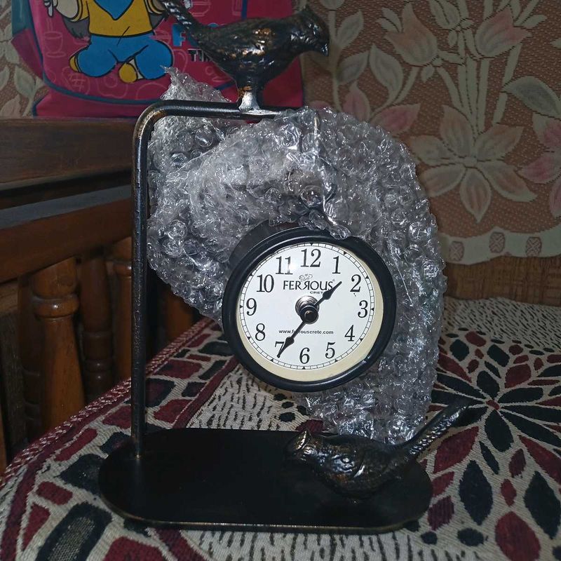 Ferrous Antic Table Clock