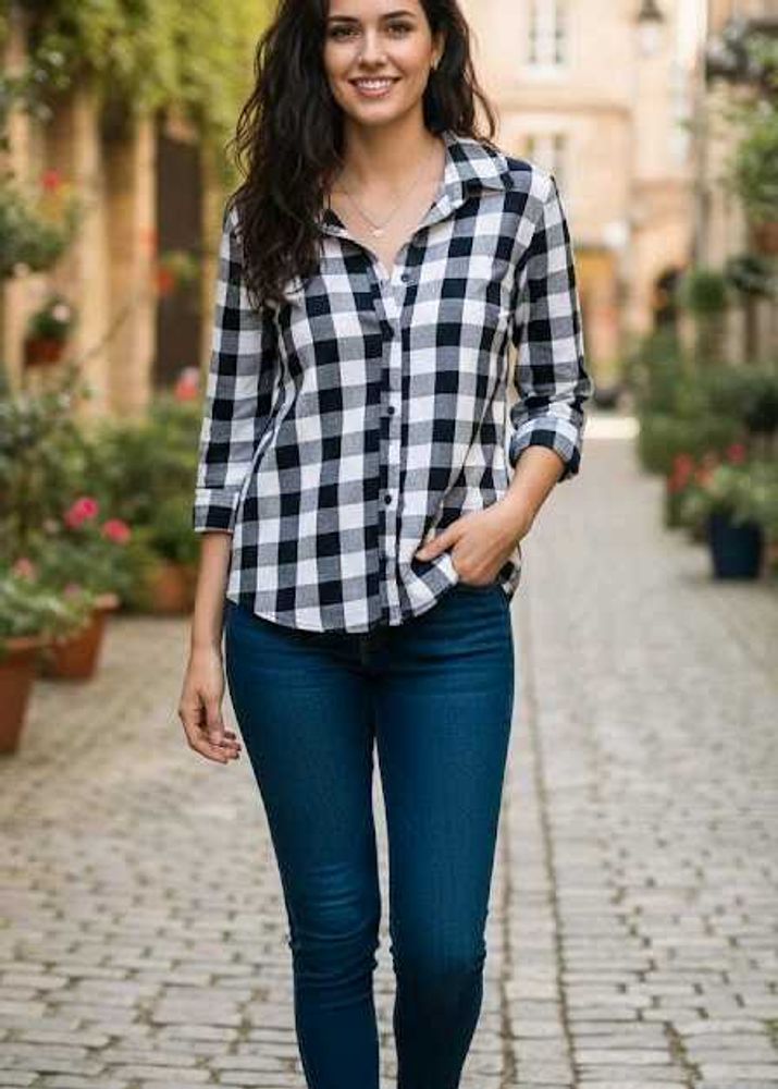 Checked Flannel Shirt