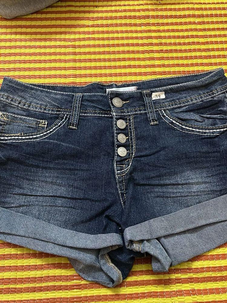 Denim Cut-Off Shorts