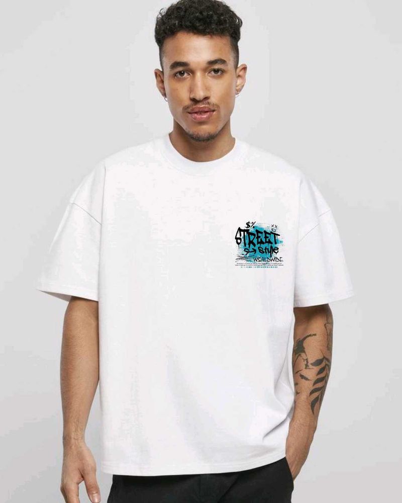Level up your wardrobe oversized round neck tishir