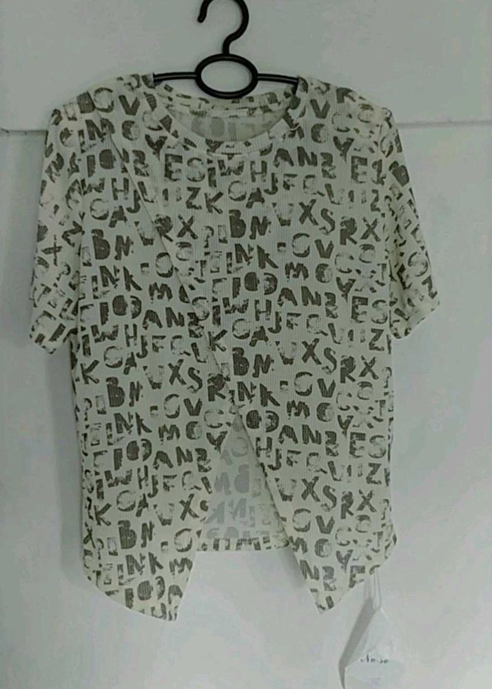 Letter Print T-Shirt