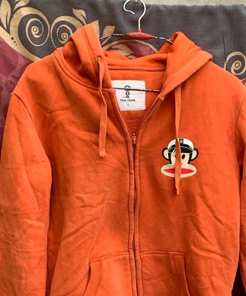 Paul frank Orange Zip-Up Hoodie