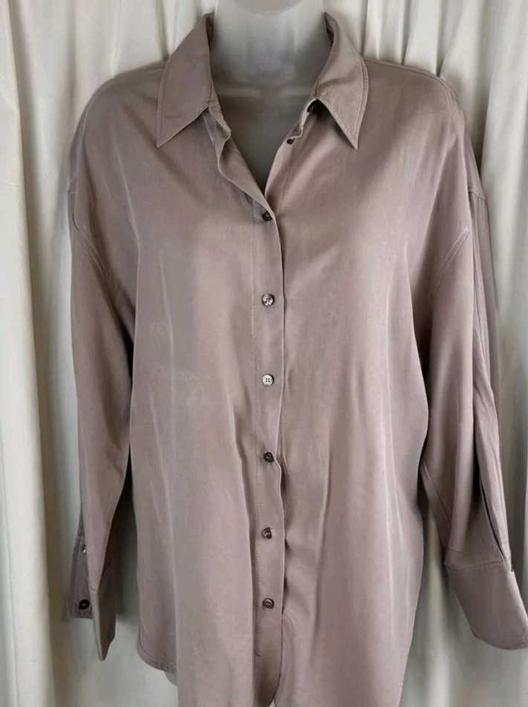 Zara Soft Oversized Shirt, Lavender,