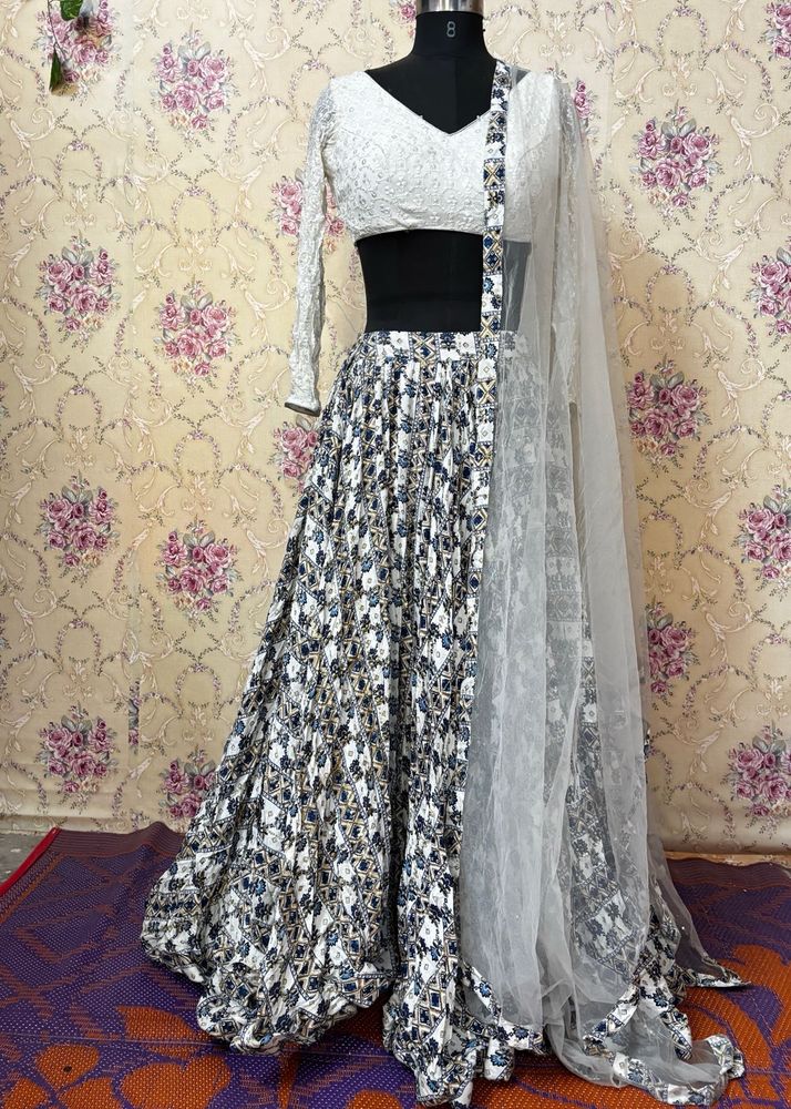 Elegant Printed Lehenga Choli Set
