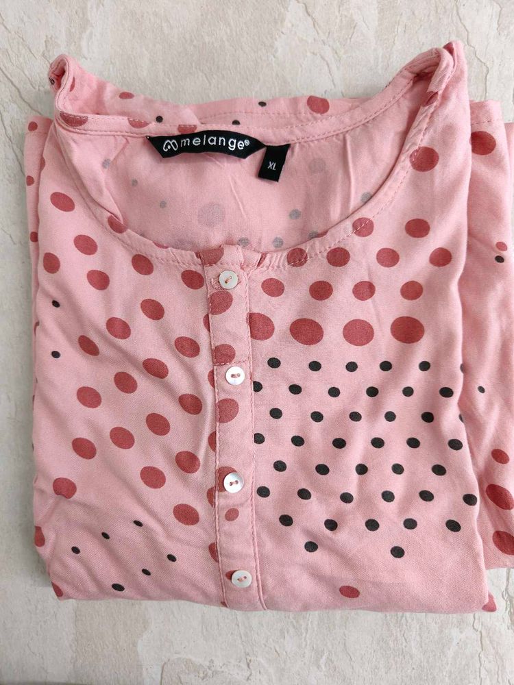 Peach Pink Kurta For Women