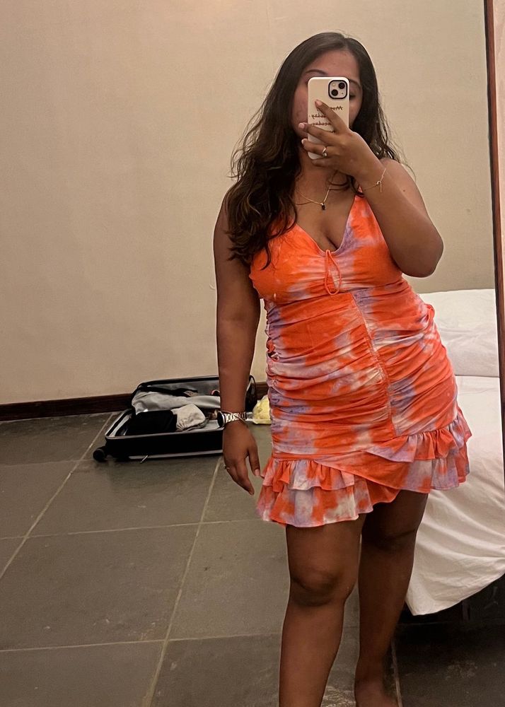 Tie-Dye Mini Dress