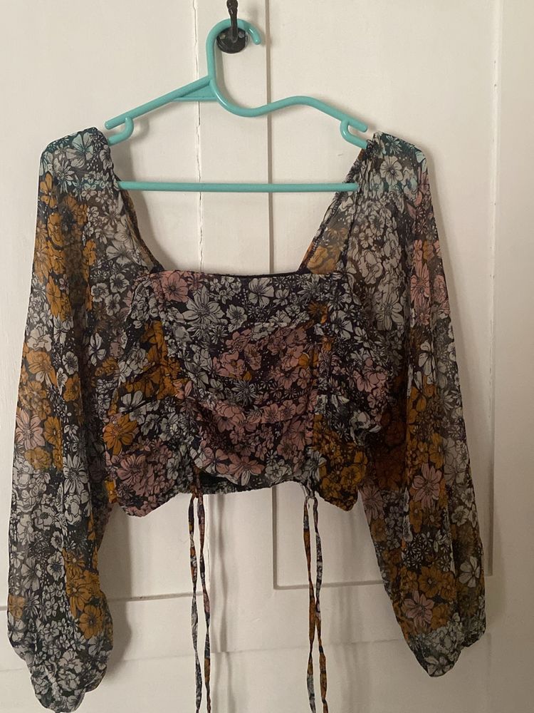 Floral Crop Top