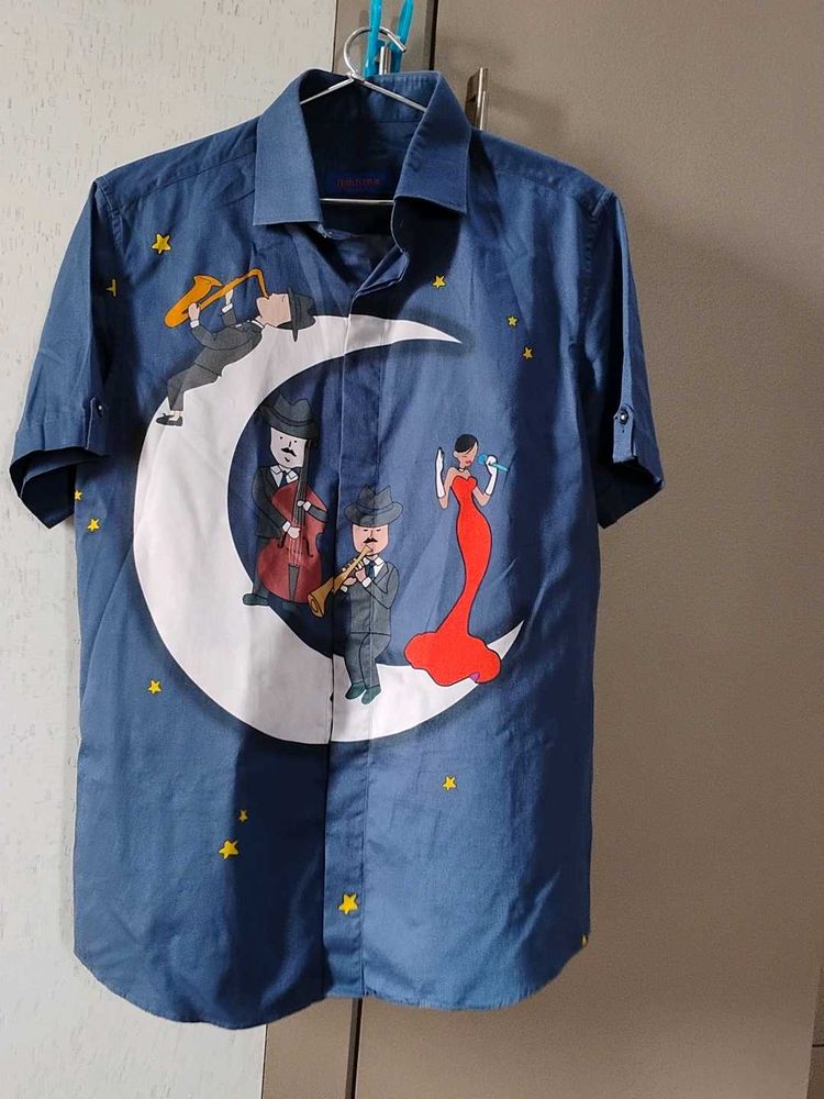 Funky Graphic Print Shirt