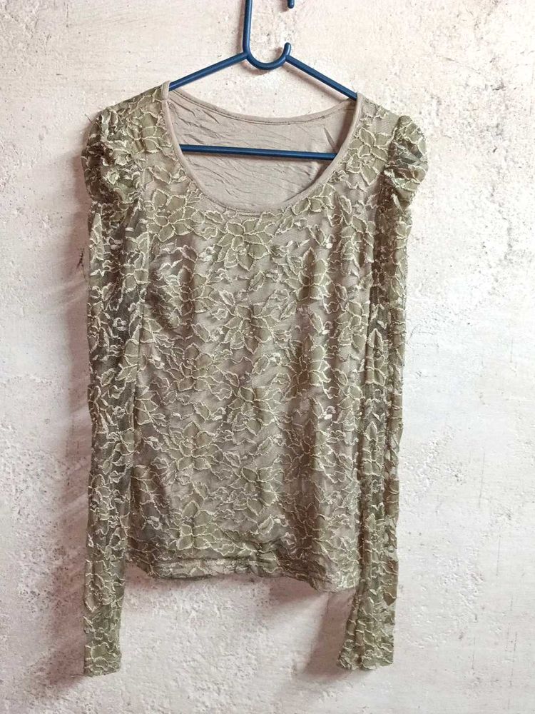 Stylish Women&#39;s Lace Top Layered