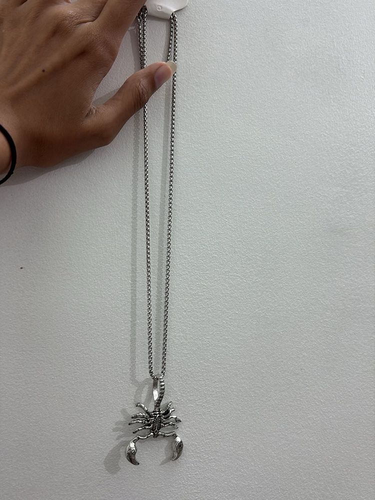 anit tarnish Scorpion Pendant Necklace