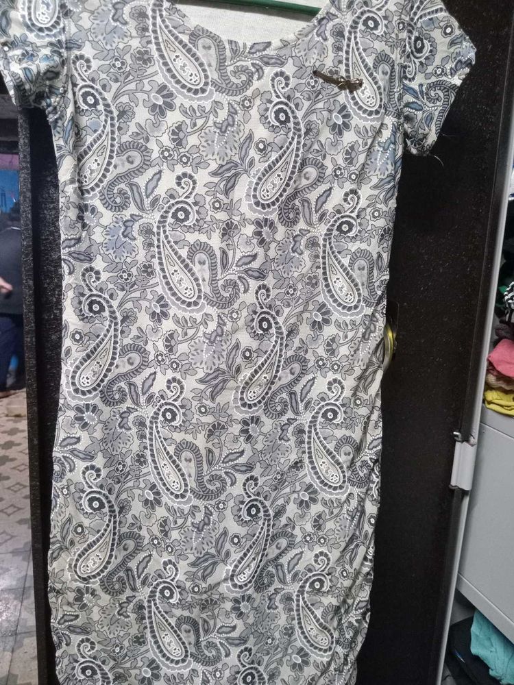 Paisley Print Dress