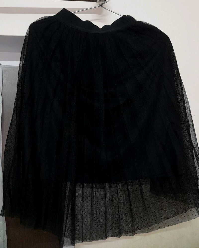 Black Tulle Skirt