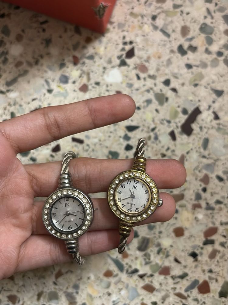 IK Crystal Accent Bangle Watches