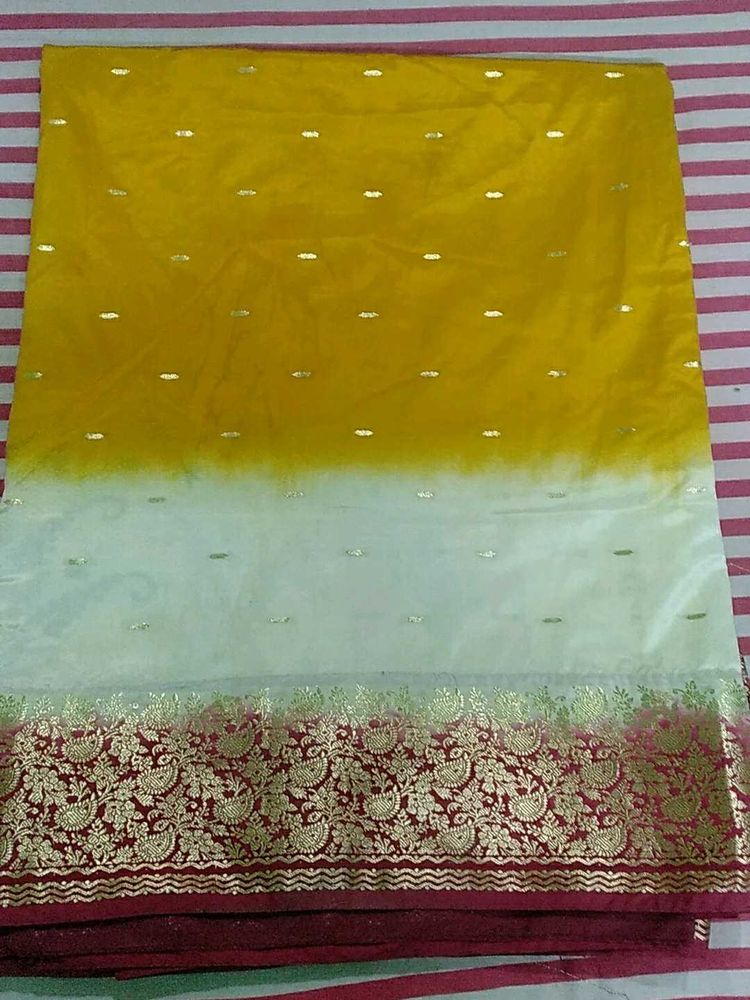 Elegant Yellow Saree