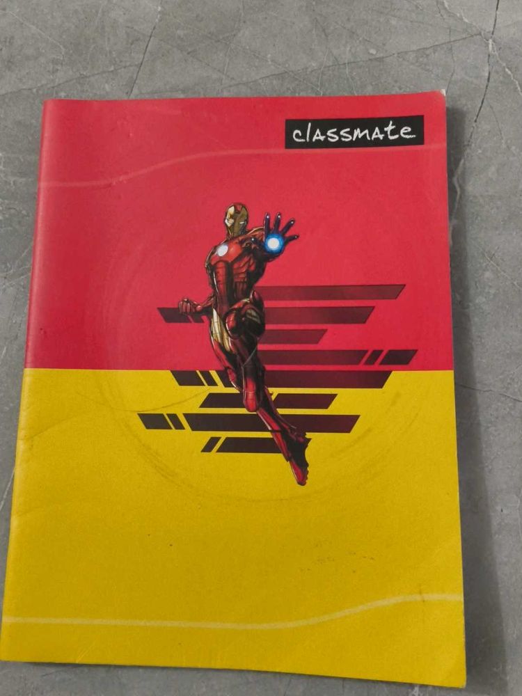 Classmate Iron Man Notebook
