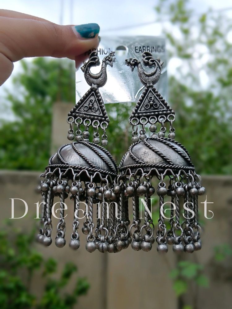 Oxidised Big Jhumka 🥹🫶