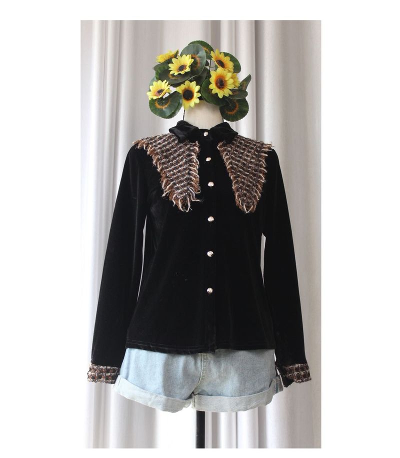 Korean Velvet Top