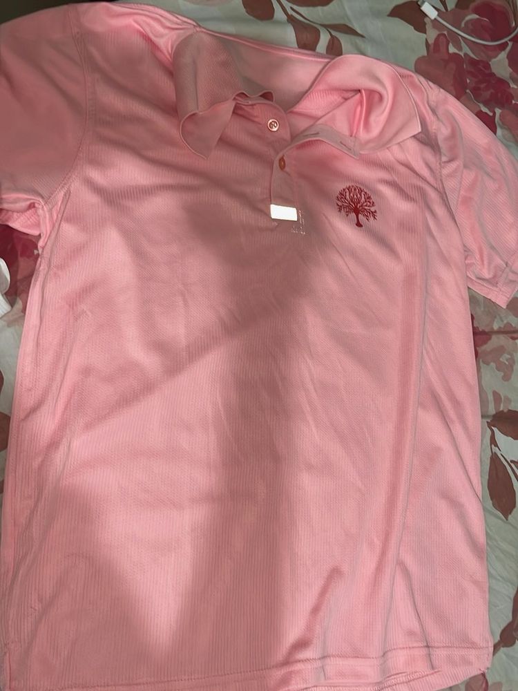 Pink Sports T-Shirt