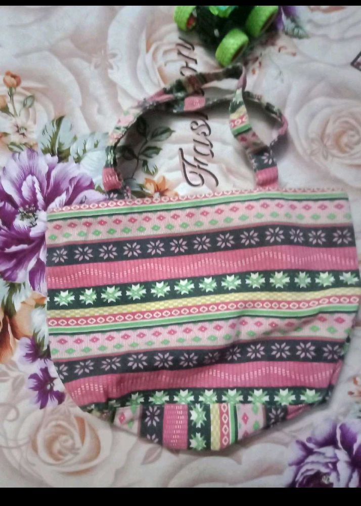 Patterned Tote Bag